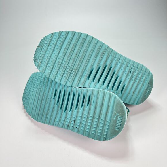 Puma Pacer Next Excel Light Blue Teal Running Shoes Tie Dye 37534501 Youth Sz 5C - Picture 8 of 10